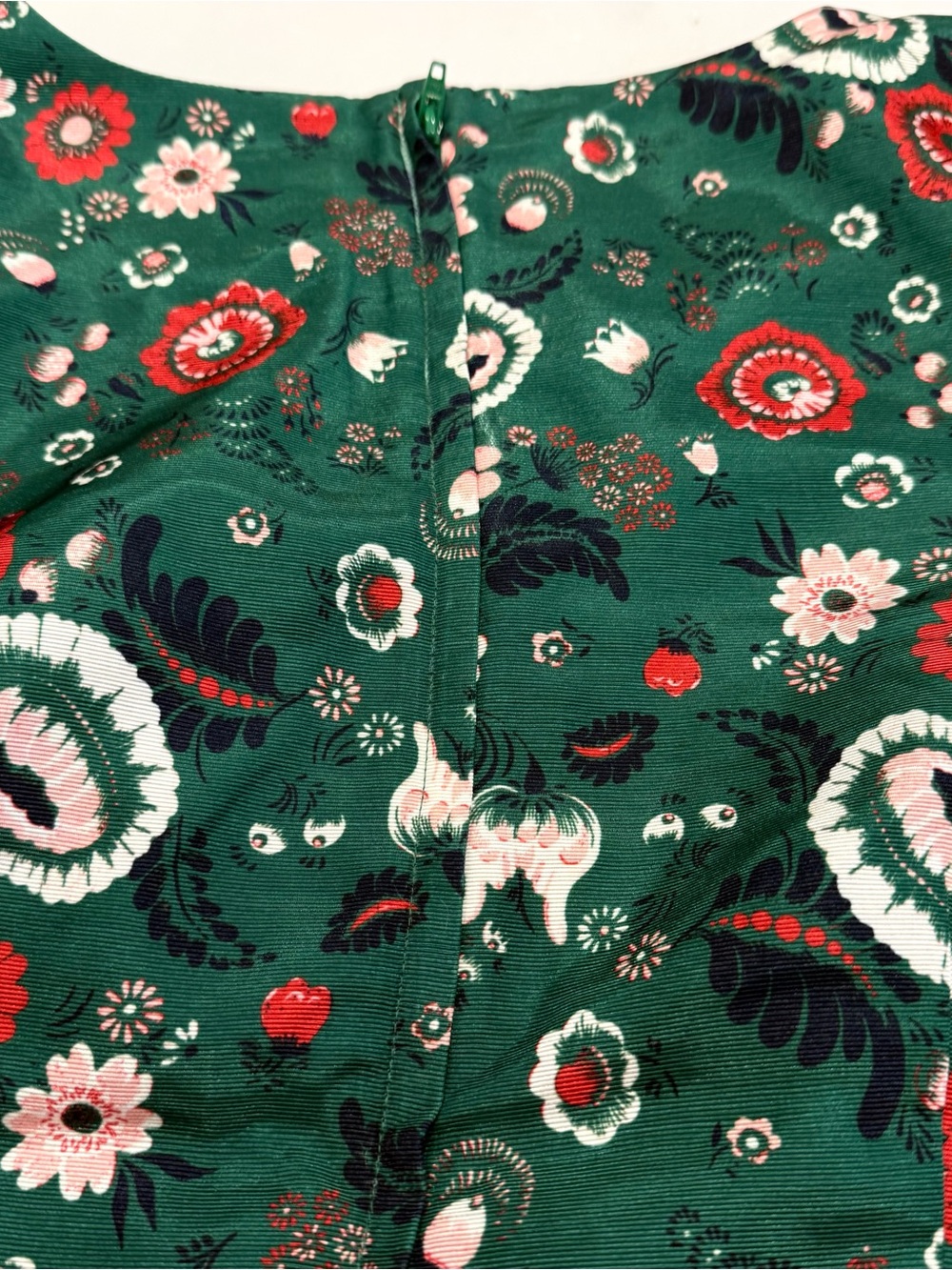 Mod Cloth Retro Inspired Dress A-Line Garden Green Floral Print Pockets Sz M NEW - Picture 13 of 13